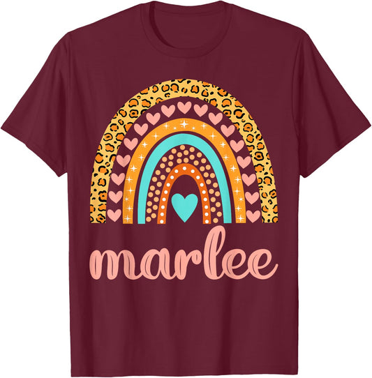 Marlee Marlee Name Birthday Shirt Gift T-Shirt - T-Shirt | Maroon