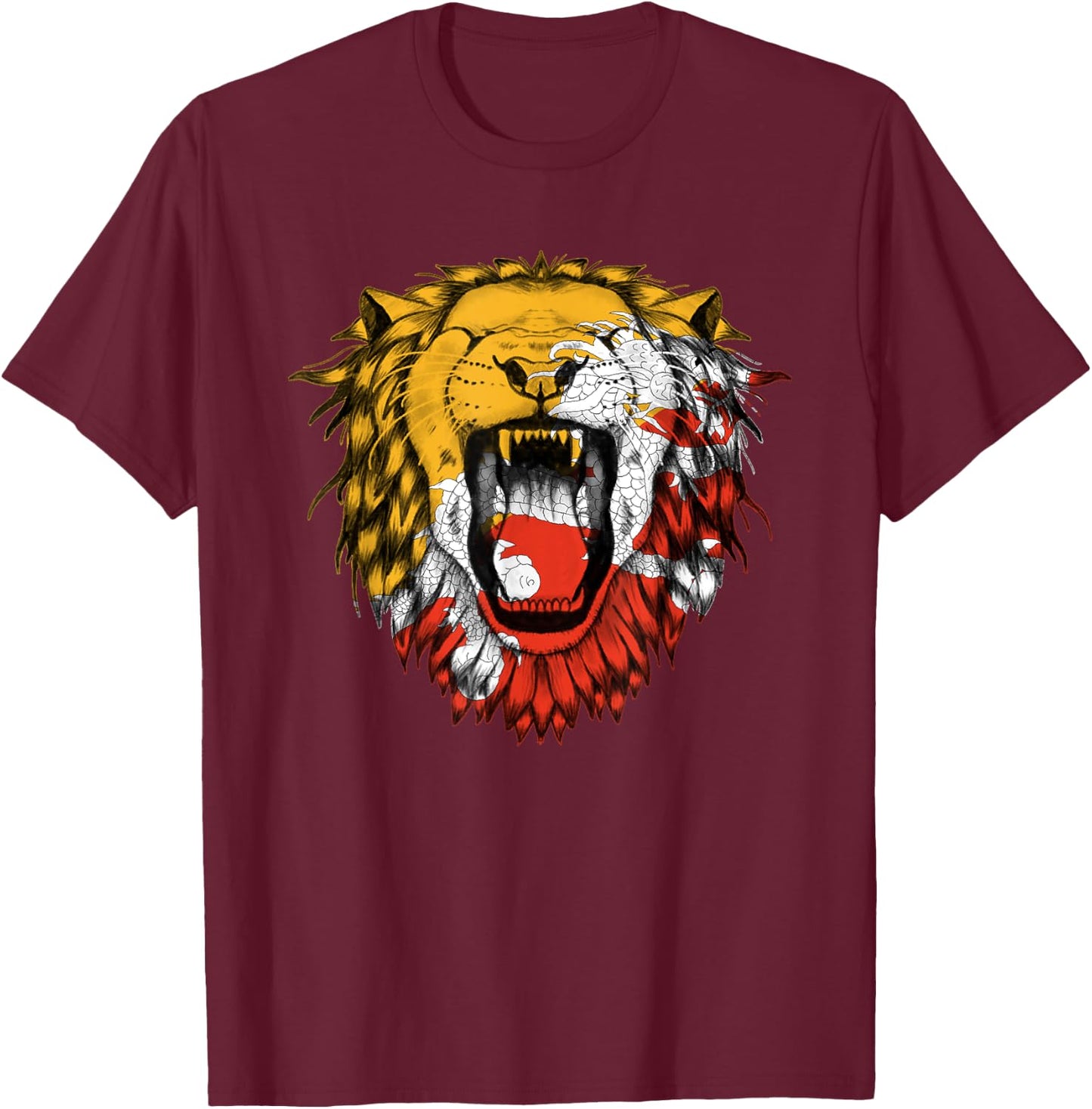 Bhutan T-Shirt - T-Shirt | Maroon