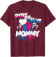 Pink or Blue, Mommy loves you, Gender Reveal Shirt, Women T-Shirt - T-Shirt | Maroon