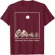 Camping Book Lover Reader Camper Bookworm Librarian Read T-Shirt - T-Shirt | Maroon