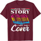 Pansexual Pride Genderfluid Book Pun Pansexuality Pan Pride T-Shirt - T-Shirt | Maroon