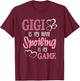 GiGi Is My Name Spoiling Is My Game Grandmother T-Shirt - T-Shirt | Maroon