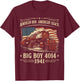 Big Boy Train 4014 Shirt , American Iron Locomotive T-Shirt - T-Shirt | Maroon