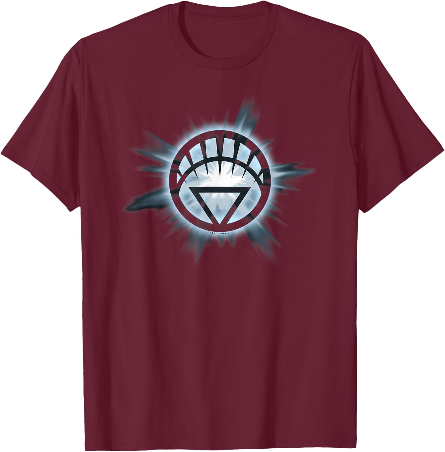Green Lantern White Glow T-Shirt - T-Shirt | Maroon