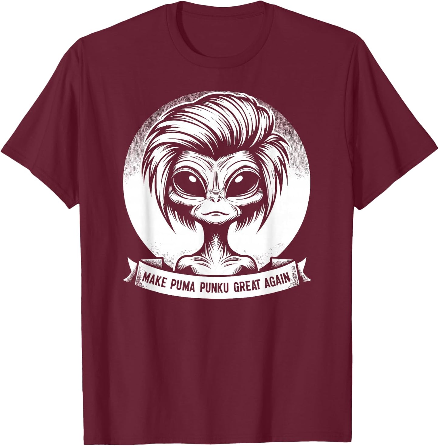 Make Puma Punku Great Again Ancient Astronaut Theorist Alien T-Shirt - T-Shirt | Maroon