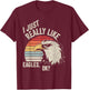 Retro Vintage I Just Really Like Eagle, Ok? Funny Eagle T-Shirt - T-Shirt | Maroon