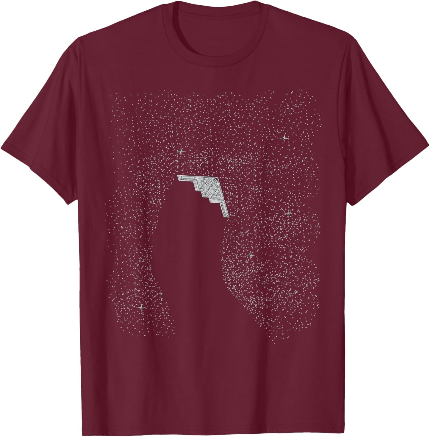 B-2 Stealth Bomber US Airplane Military Aircraft T-Shirt - T-Shirt | Maroon