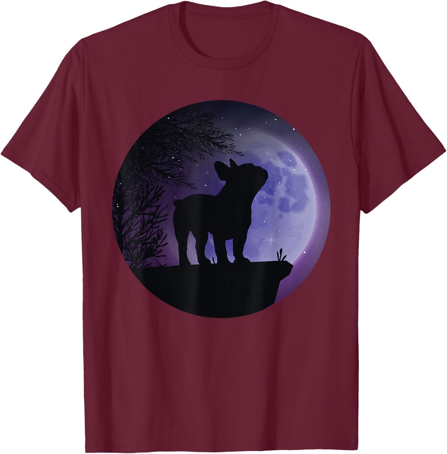 French Bulldog Frenchie Dog Women Kids T-Shirt - T-Shirt | Maroon