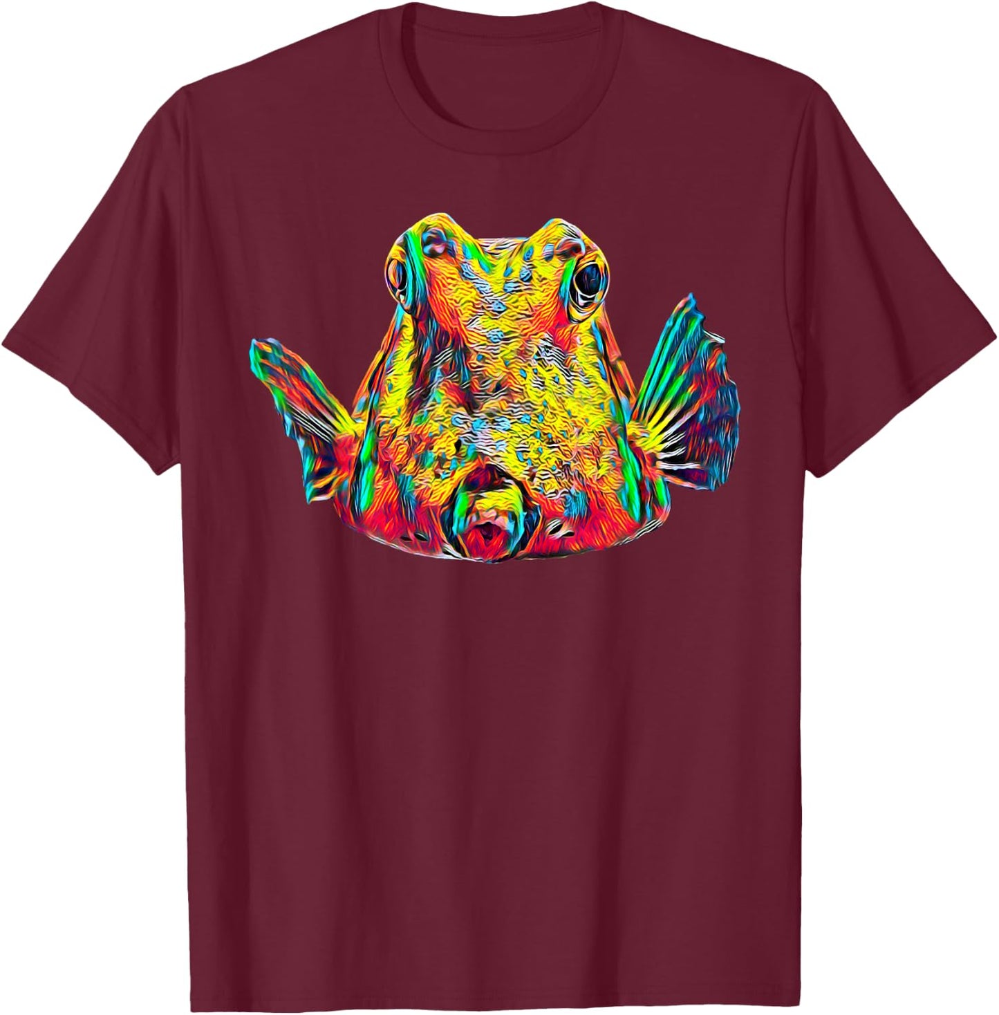 Longhorn Cowfish T-Shirt - T-Shirt | Maroon