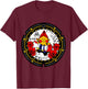 Okinawa City JAPAN Manhole Eibou Eisa DRAINSPOTTERS Ryukyu T-Shirt - T-Shirt | Maroon