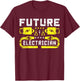 Future Electrician Apprentice in Training T-Shirt - T-Shirt | Maroon