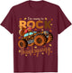 I'm Ready To Rock Thanksgiving Dabbing Turkey Monster Truck T-Shirt - T-Shirt | Maroon