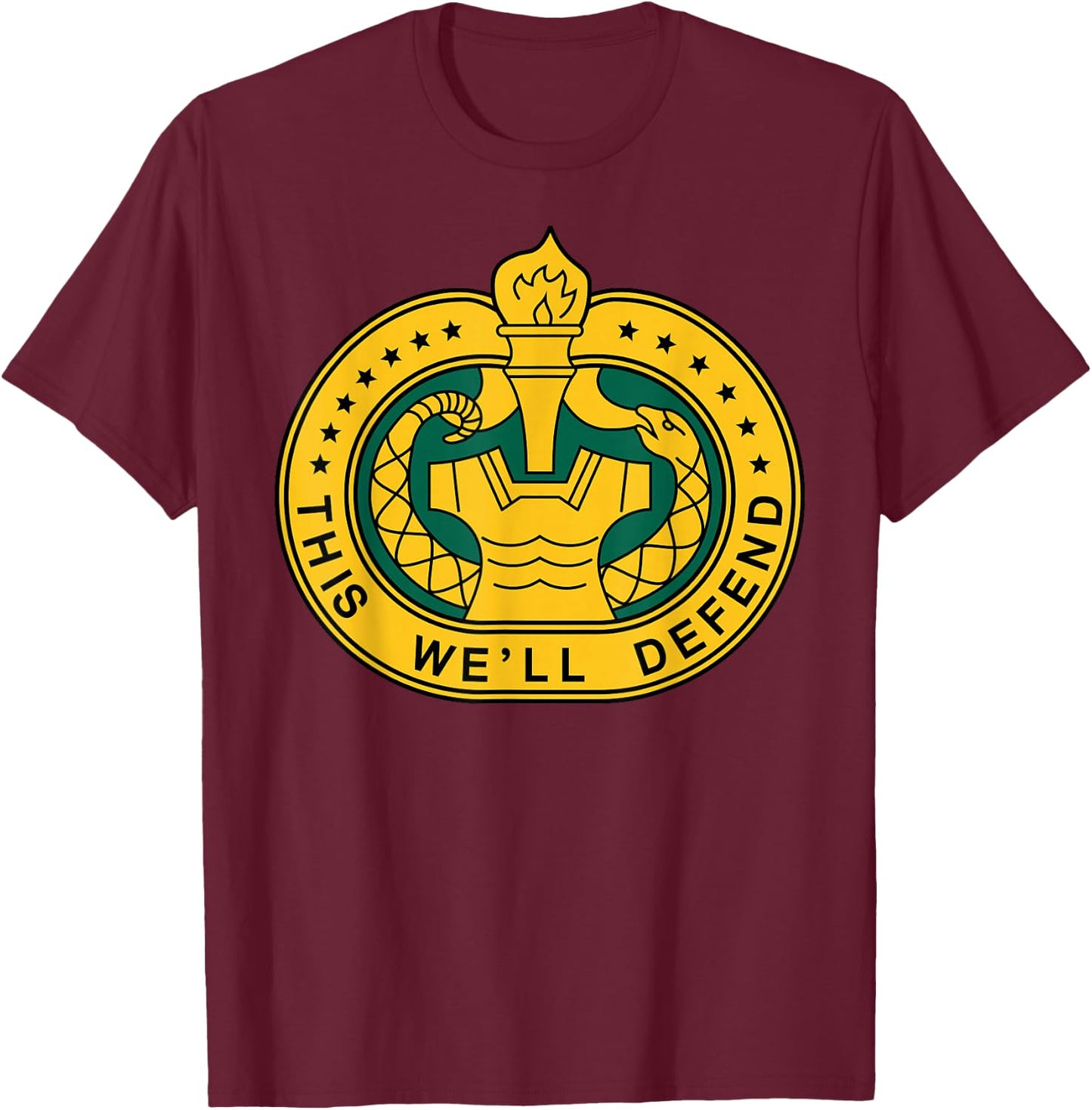 Drill Sergeant Identification Badge - US Army T-Shirt - T-Shirt | Maroon