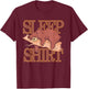 Sleep shirt pajamas pajamas nightgown bear gift T-Shirt - T-Shirt | Maroon