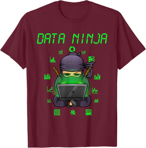 Funny Data Analyst Software Engineering Scientist T-Shirt - T-Shirt | Maroon