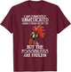 Funny Chicken I Am Currently Unmedicated I Know It T-Shirt - T-Shirt | Maroon