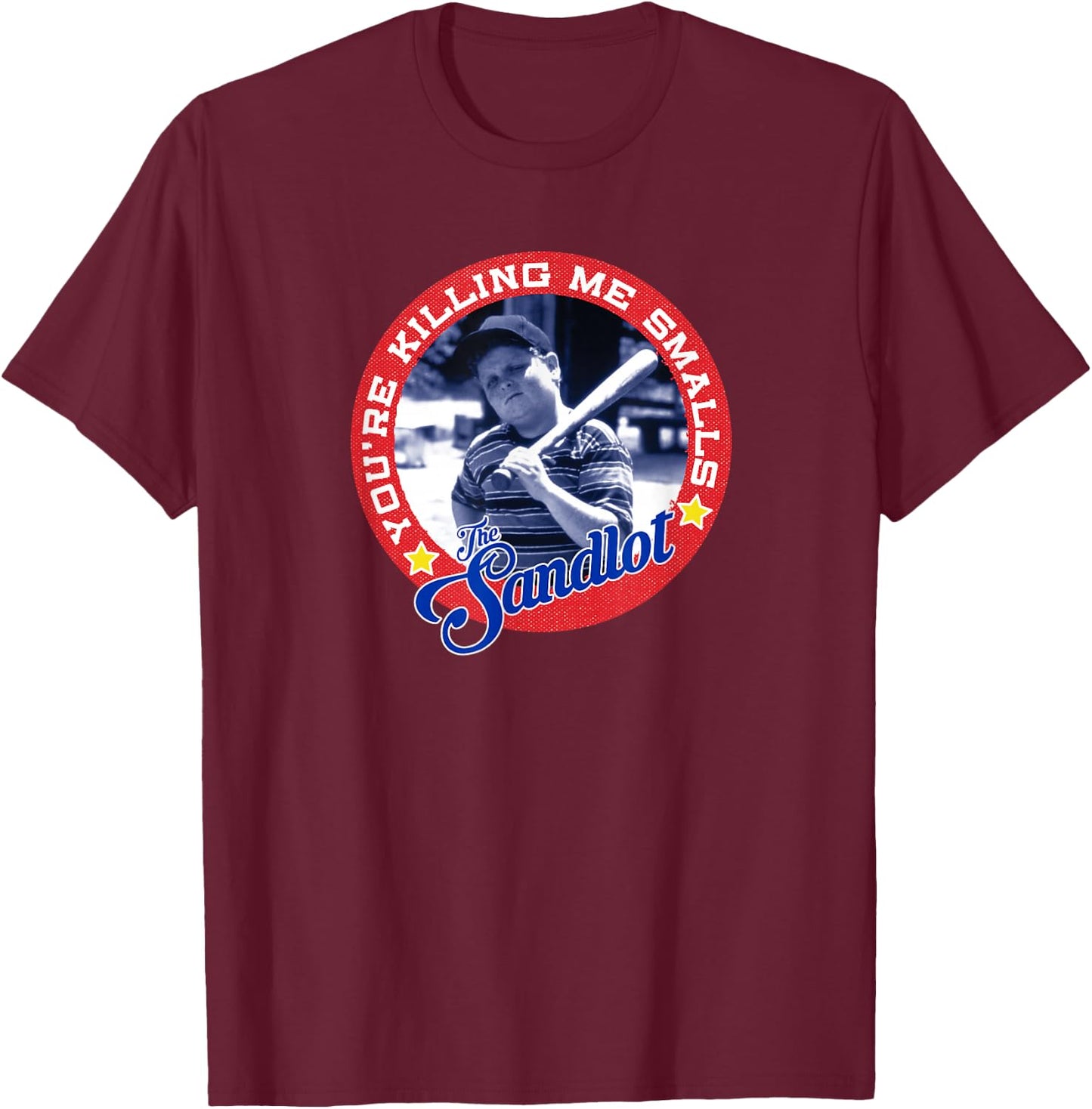 The Sandlot Ham You're Killing Me Smalls 90s T-Shirt - T-Shirt | Maroon