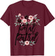 Bridesmaid Proposal for Toddler Girls Petal Patrol Floral T-Shirt - T-Shirt | Maroon