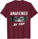 Awakened by Yah Hebrew Israelite Lion of Judah Jewish Small T-Shirt - T-Shirt | Maroon