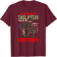 Vintage My Favorite Soldier Calls Me Brother Soldier Lover T-Shirt - T-Shirt | Maroon