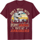 Don't Mess With Poppysaurus You'll Get Jurasskicked Poppy T-Shirt - T-Shirt | Maroon