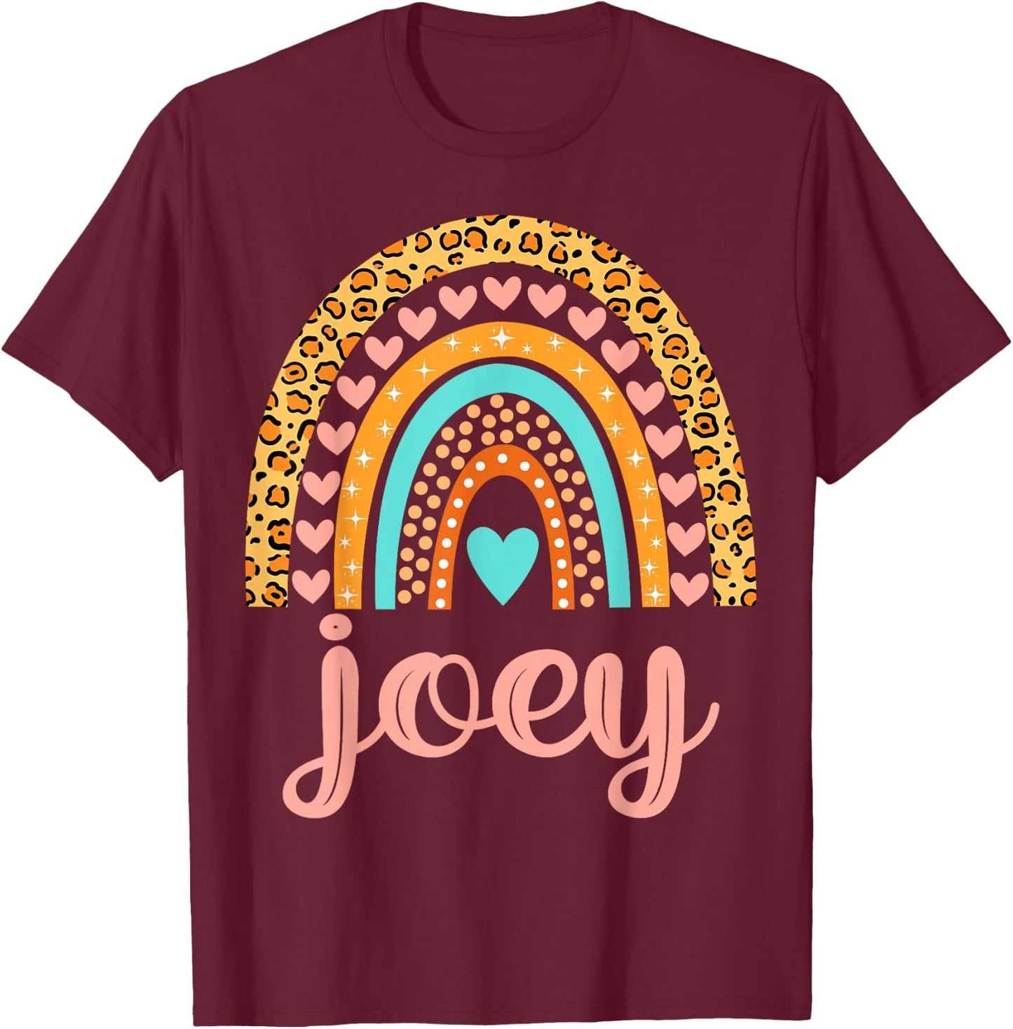 Joey Joey Name Birthday Shirt Gift T-Shirt - T-Shirt | Maroon