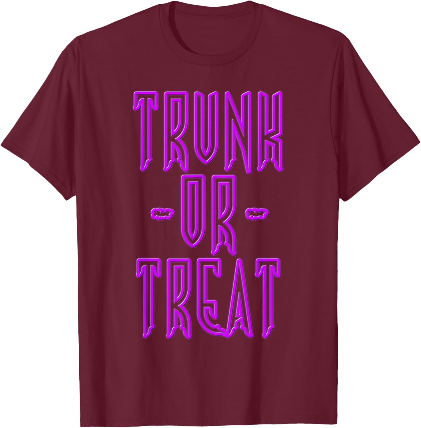 Trunk or Treat Halloween T-Shirt - T-Shirt | Maroon