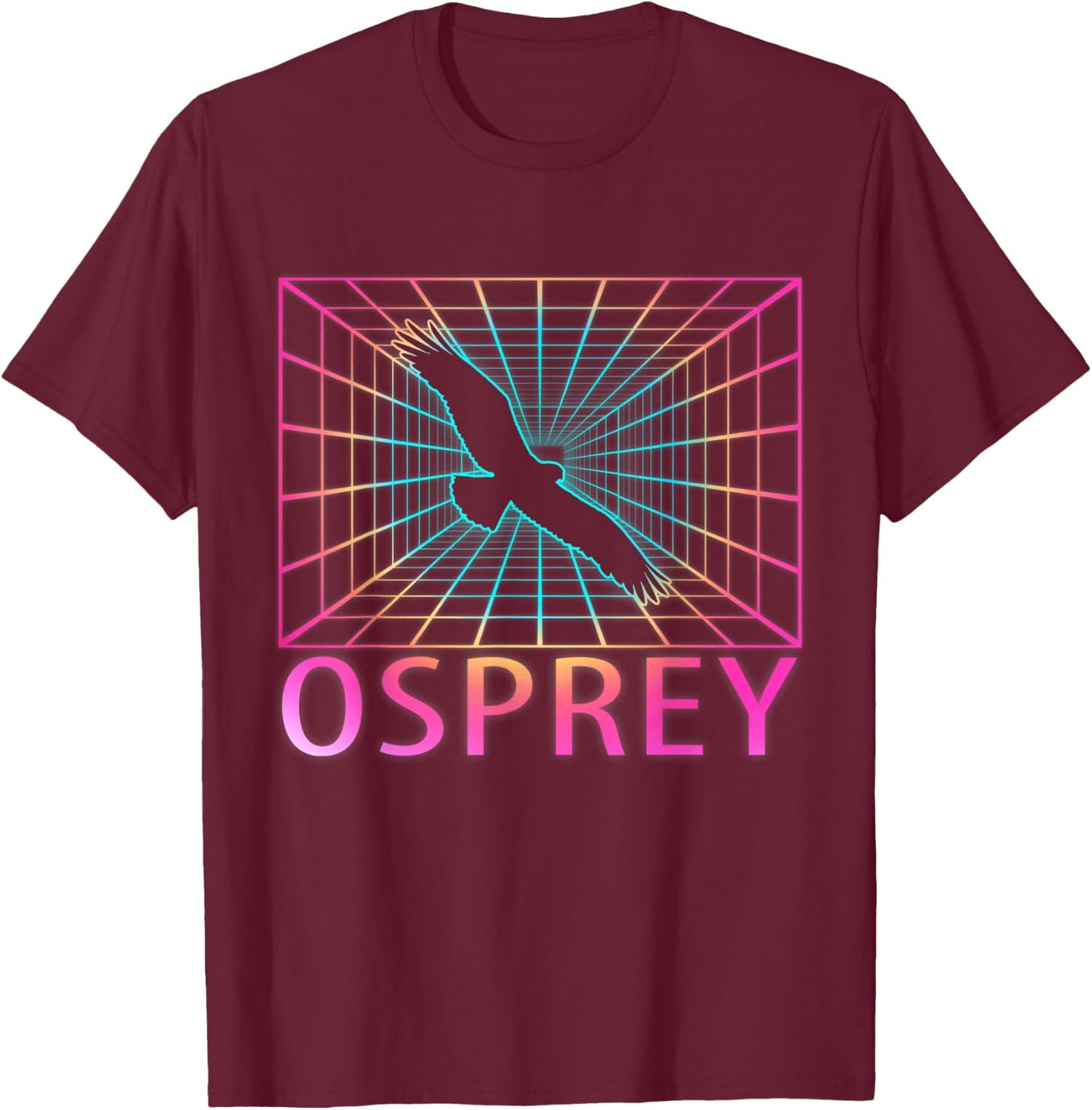 Osprey Bird Gift T-Shirt - T-Shirt | Maroon
