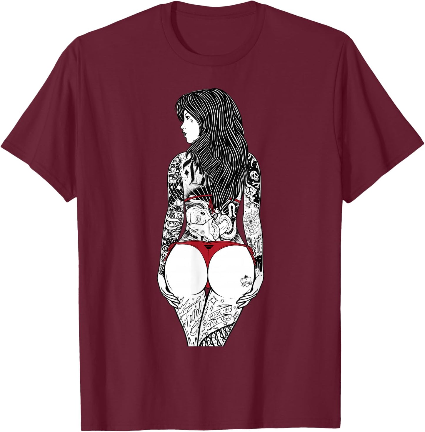 Bootylicious T-Shirt - T-Shirt | Maroon