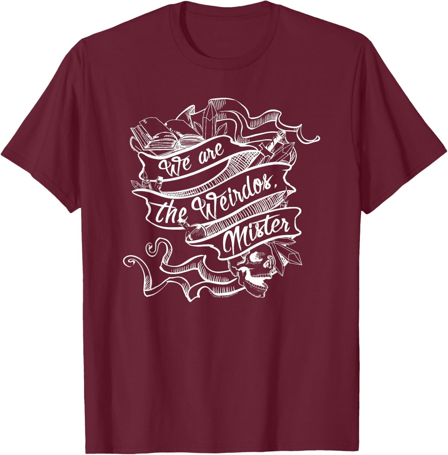 The Craft We are the Weirdos Mister T-Shirt - T-Shirt | Maroon