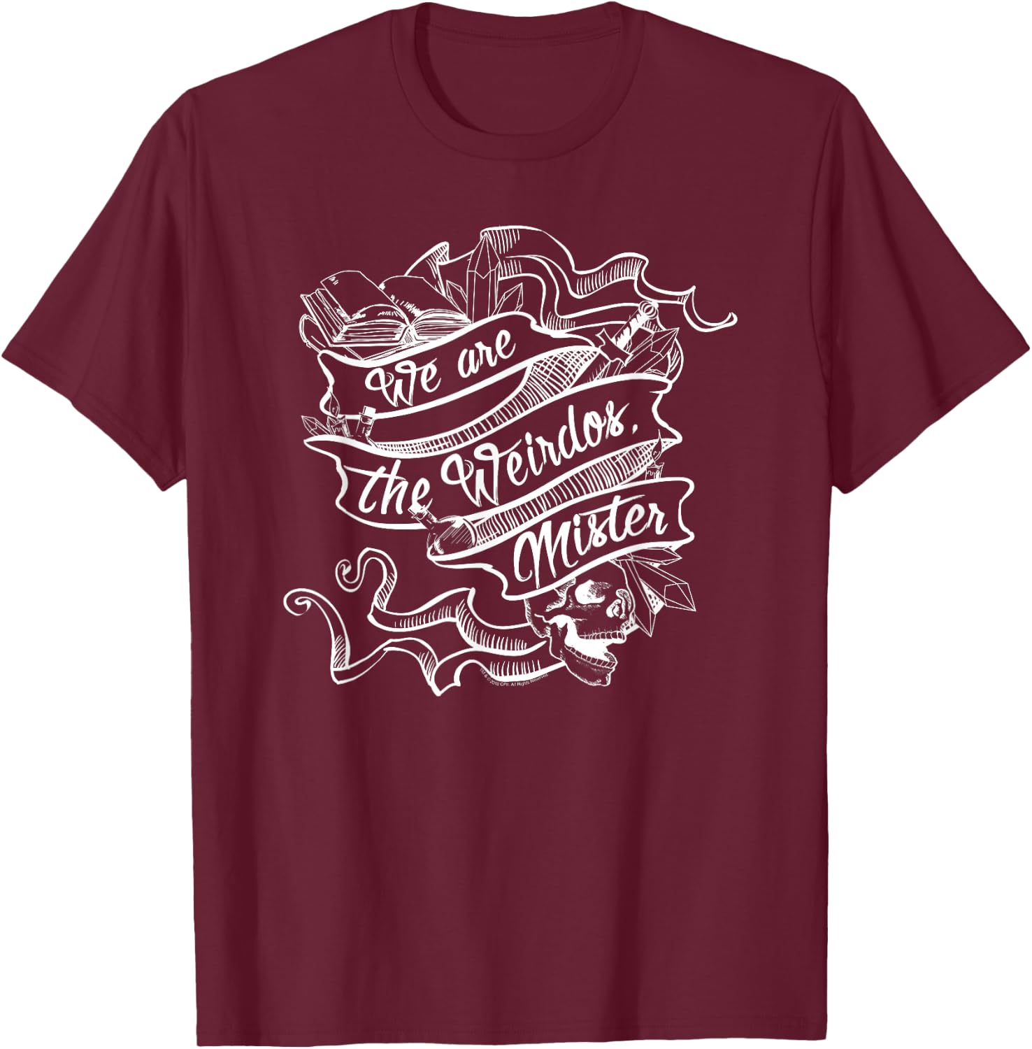 The Craft We are the Weirdos Mister T-Shirt - T-Shirt | Maroon