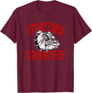 Stratford Bulldogs Vintage T-Shirt - T-Shirt | Maroon