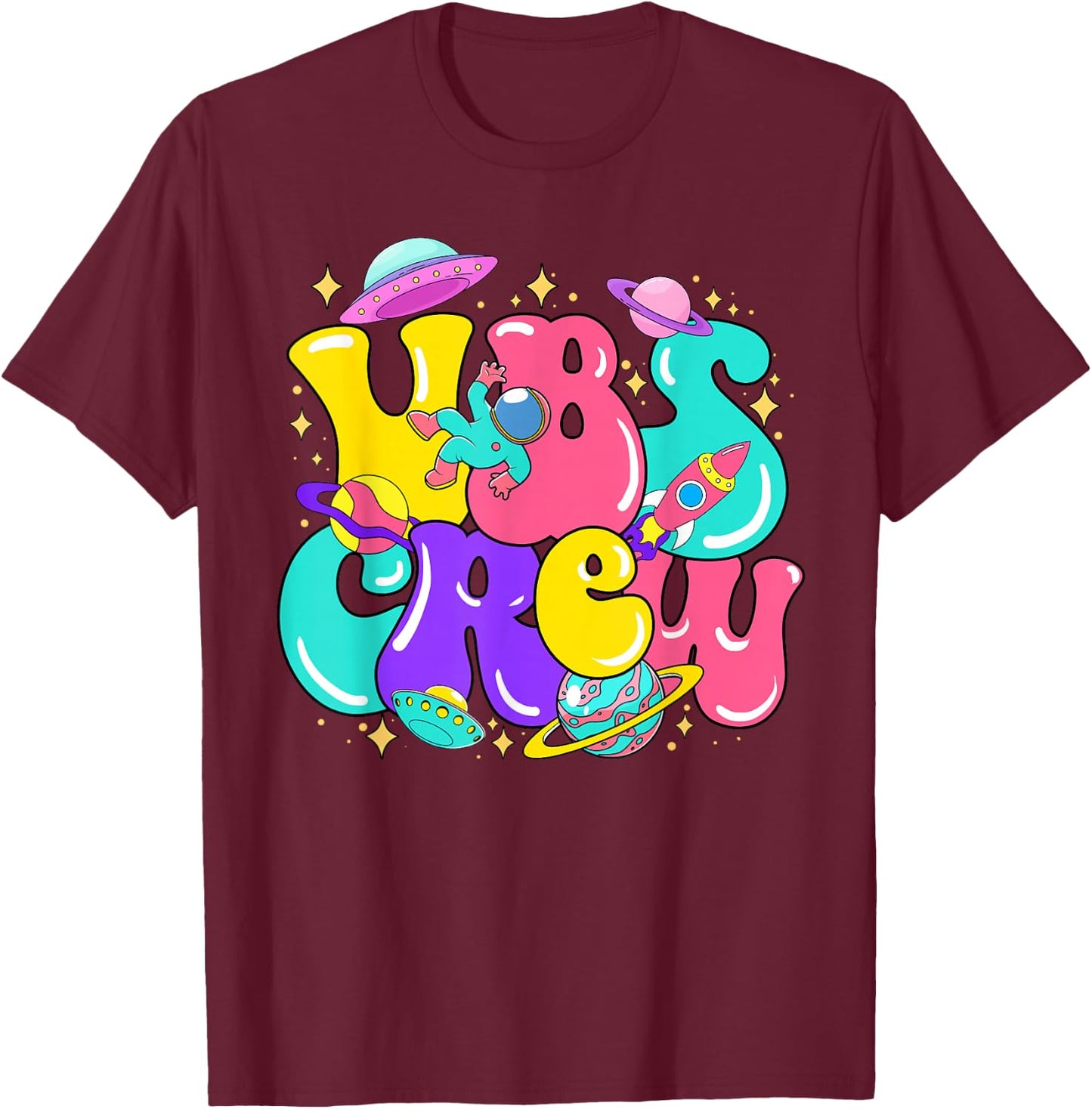VBS Crew Stellar VBS 2023 Stellar Vacation Bible School T-Shirt - T-Shirt | Maroon
