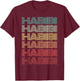 Funny Arabic Word HABIBI Retro Wife Halal Arab Yalla Wedding T-Shirt - T-Shirt | Maroon