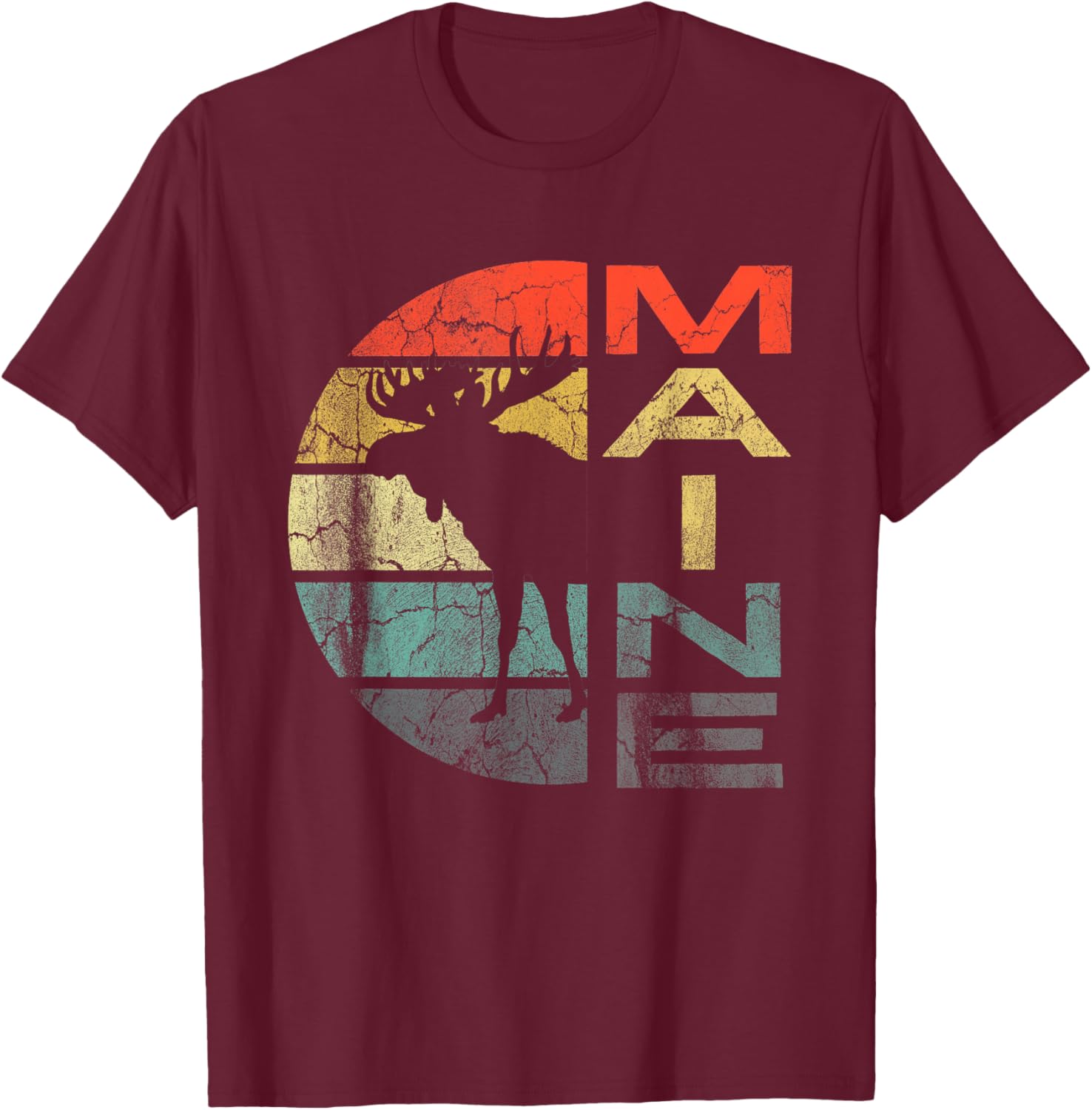 Maine T-Shirt - T-Shirt | Maroon