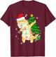 Dabbing Bearded Dragon Christmas Costume Cute Youth Kids T-Shirt - T-Shirt | Maroon