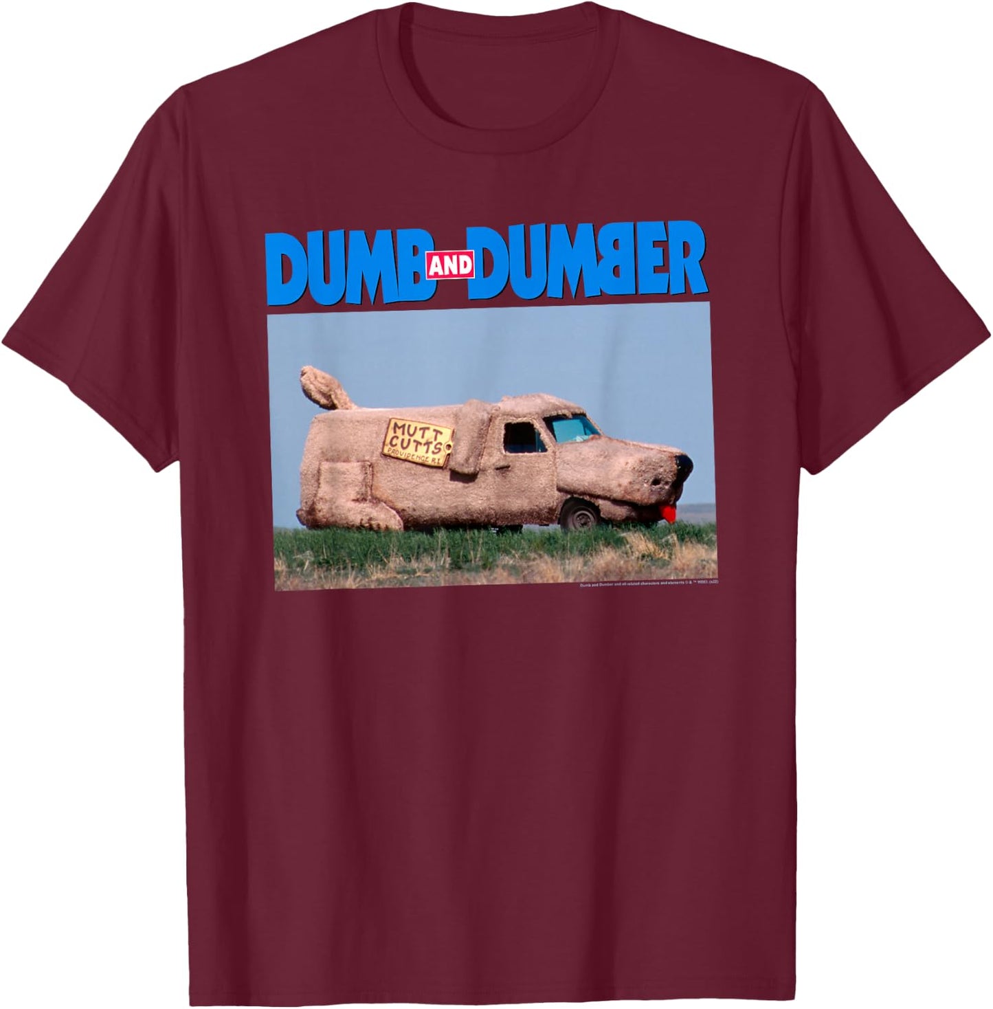 Dumb and Dumber Mutt Cutts T-Shirt - T-Shirt | Maroon