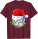 Volleyball Christmas Boy Apparel, Funny Santa Women Girls T-Shirt - T-Shirt | Maroon