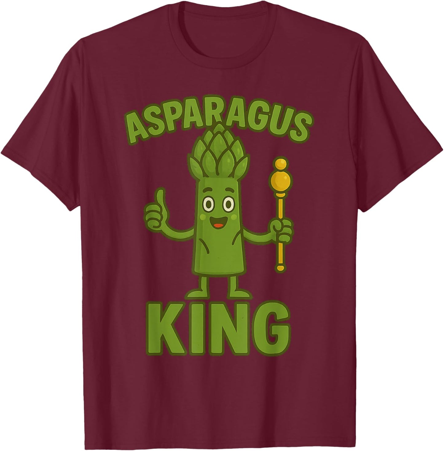 Asparagus King – Asparagus Love T-Shirt - T-Shirt | Maroon