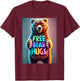 Free Bear Hug- For Everyone - cute T-Shirt - T-Shirt | Maroon
