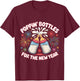 Poppin Bottles for The New Year Funny Baby Milk Toast NYE T-Shirt - T-Shirt | Maroon