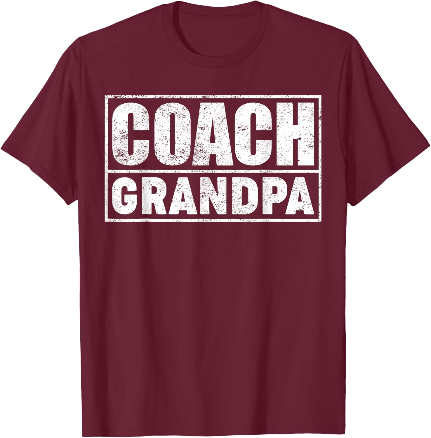 Funny Soccer Football Basketball Coach Grandpa Father's Day T-Shirt - T-Shirt | Maroon