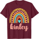Kinley Kinley Name Birthday Shirt Gift T-Shirt - T-Shirt | Maroon