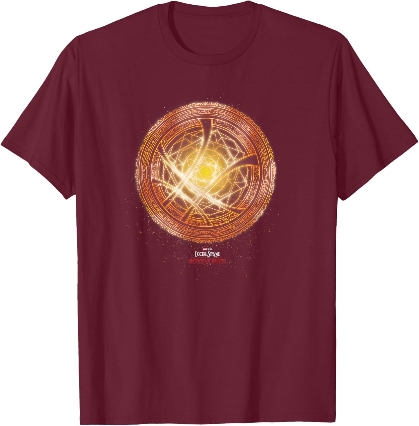 Marvel Doctor Strange In The Multiverse Of Madness Rune Logo T-Shirt - T-Shirt | Maroon