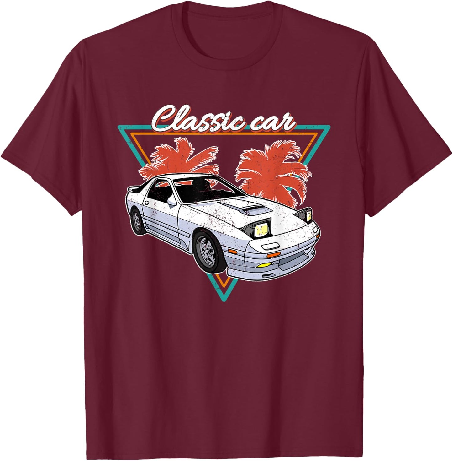JDM Japan Motorsport tuning car 90s T-Shirt - T-Shirt | Maroon