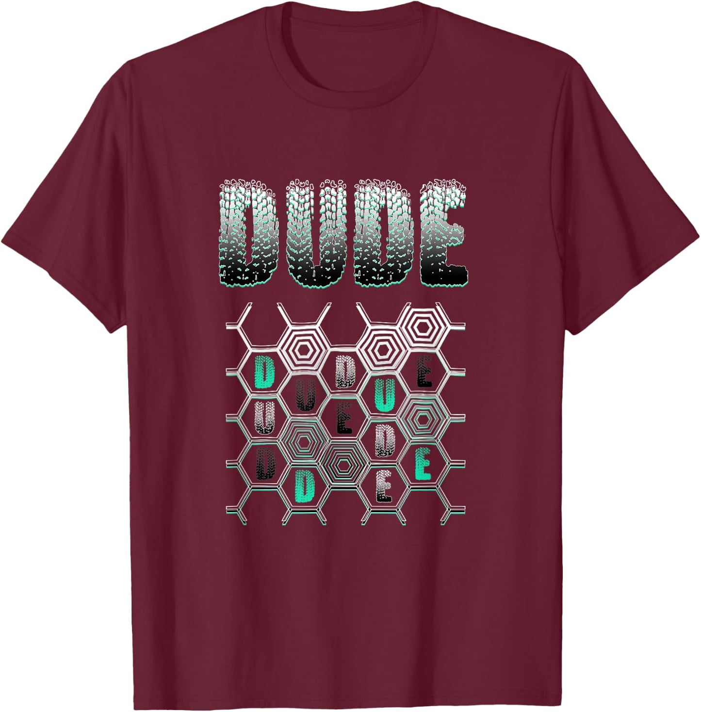 Fire Fit Designs Perfect Dude Black - Small T-Shirt - T-Shirt | Maroon