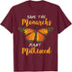 Save The Monarchs Plant More Milkweed Butterfly Gift T-Shirt - T-Shirt | Maroon