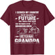 I Served My Country For My Children's Future T-Shirt - T-Shirt | Maroon