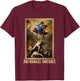St Michael the Archangel - Protector Catholic Church Angel T-Shirt - T-Shirt | Maroon