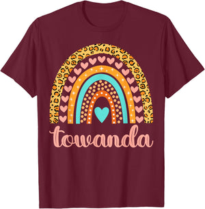Towanda Towanda Name Birthday Shirt Gift T-Shirt - T-Shirt | Maroon